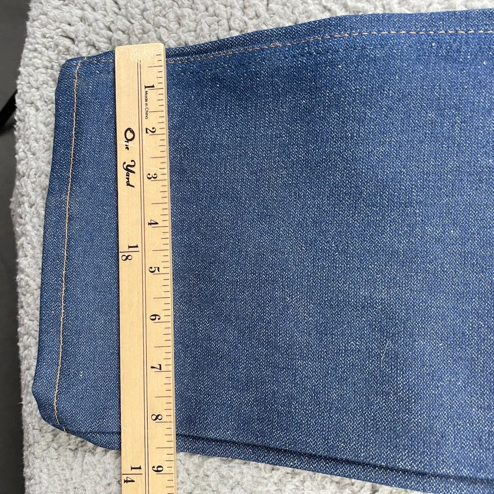 Wrangler Jeans Mens 34x38 Blue Cowboy Cut Original Fit 13MWZ Rigid Denim Western